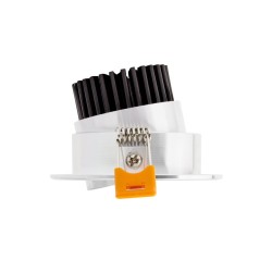 Spot LED Downlight COB Orientable Rond 7W blanc . FC-DWNL-C7