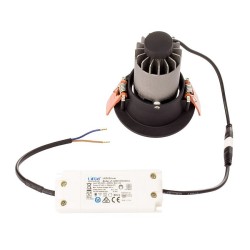 Spot LED Cree-COB Manhattan 10W Noir LIFUD . FLCC-MNHT-10N