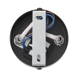 Lampe Plafond Orientable Emer 3 Spots Noir , Eclairage plafond E14