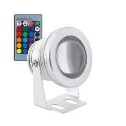 Spot LED Fixation au Sol RGB 12V 7W . SK-FLS-RGB-7W . spot externe RGB . projecteur led RGB externe