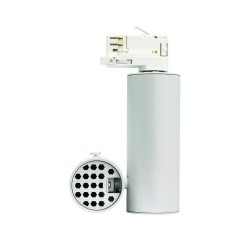 Spot LED Multi-Angle Halley 20W pour Rail Triphasé ,  FTR60A-FLK-W , Spot LED rail Triphasé