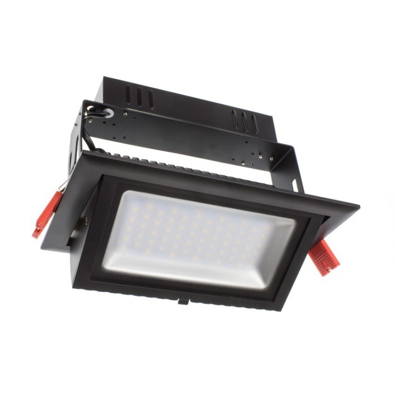Projecteur LED Samsung 120lm/W Orientable Rectangulaire 28W Noir LIFUD,FLDDR-0028-B