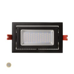 Projecteur LED Samsung 120lm/W Orientable Rectangulaire 28W Noir LIFUD,FLDDR-0028-B