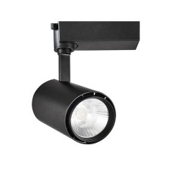 Spot LED Mallet 30W Noir pour Rail Triphasé, FLML-N-CT-30, Spot LED rail Triphasé