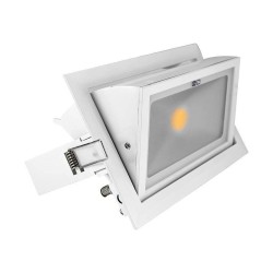 Spot Orientable LED COB Rectangulaire 30W .
VI7692 . spot led orientable encastrable .
spot led 30W . vision-el