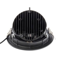 Projecteur LED Rond Orientable Samsung 38W Noir FLDDC-38-N Spot LED orientable