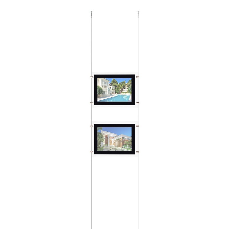 Kit Affichage LED DIN A4 . KIT-CRTL-EXPO-LED. Affichage vitrine, affichage LED A4