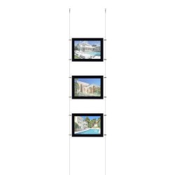 Kit Affichage LED DIN A4 . KIT-CRTL-EXPO-LED. Affichage vitrine , affichage LED A4