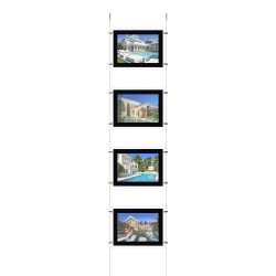 Kit Affichage LED DIN A4 . KIT-CRTL-EXPO-LED. Affichage vitrine , affichage LED A4