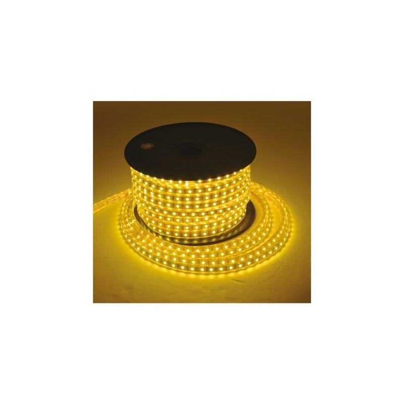 Bobine led 5050 2300°k 20 mètres 8w/m 230V IP65