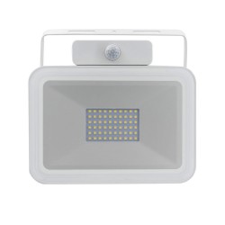 Projecteur LED Extra-Plat avec Détecteur de Présence PIR 50W, detecteur de mouvement,FPL-SLM-PIR-50