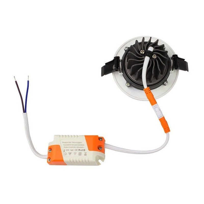 Spot LED Downlight COB Orientable 360º Rond 15W Design FC-DWNL-C15WB Spot LED Carré encastrable