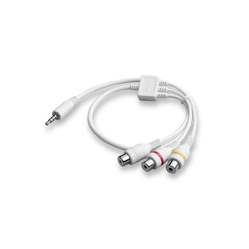 VIVITEK Jack 3,5 MM AUDIO VIDEO CABLE - BLANC