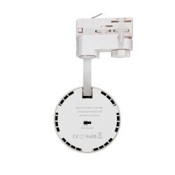 Spot LED New d'Angelo 30W Blanc CCT LIFUD pour Rail Triphasé, FC-BRTHA-30-BLNC-CT,spot cct lifud,