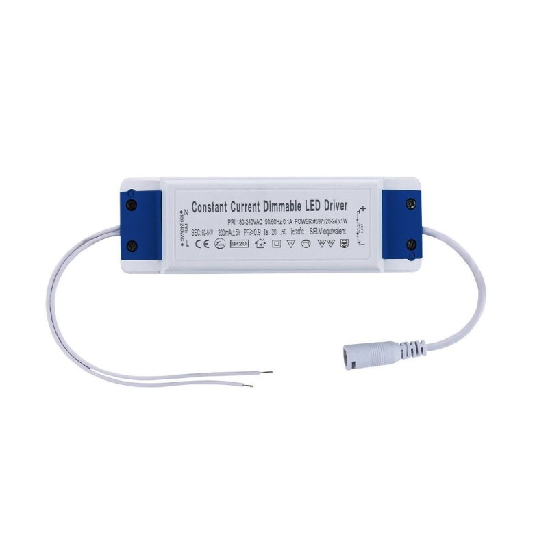 Driver Dimmable Triac Dalle LED Extra Plate 20-24W, LR-CL-25W-R