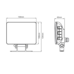 Spot LED sur Piquet Ventura 10W,FC-PNCH-VNT-10W,projecteur jardin,