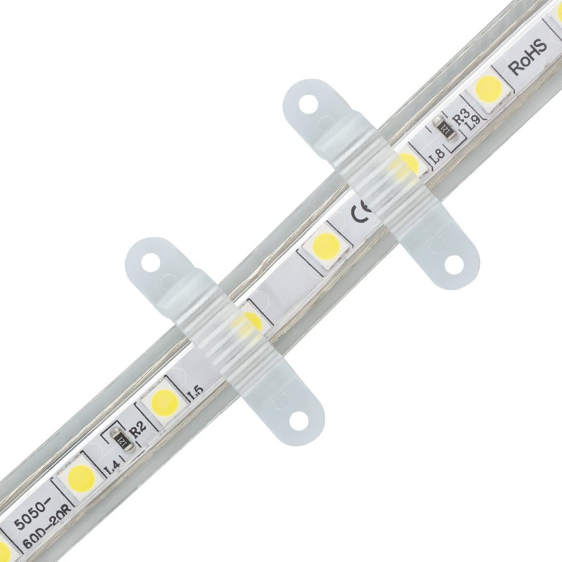 Clip de Fixation Ruban LED 220V AC,MONTCLIP220, bobine led monochrome, bobine led décoration, bobine led,