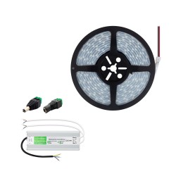 Kit Ruban LED 70W 120LED/m 5m IP67 avec Bloc d'Alimentation Étanche IP67,KIT-TIP67-70-FAL