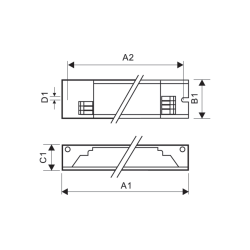 Ballast Électronique PHILIPS Selectalume 218 HF-S TL-D II pour Deux Tubes,PH-872790090553300 , Code EAN 8711500999313
