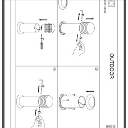 Balise Grid 900mm LEDS-C4 55-9320-Z5-M3,55-9320-Z5-M3,balise led,eclairage jardin,