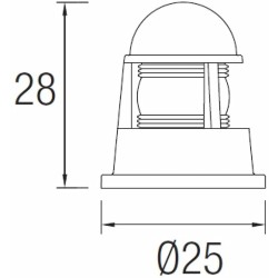 Balise Odin IP65 LEDS-C4 10-9645-Z5-M2,10-9645-Z5-M2,eclairage jardin led,balise led,
