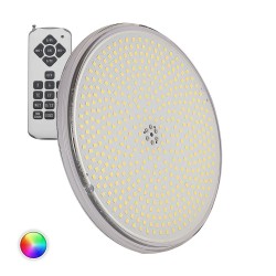 Ampoule LED Slim PAR56 Submersible IP68 RGB 12V AC 35W,DSC-PSCN-LDPR56-35-RGB,eclairage piscine,