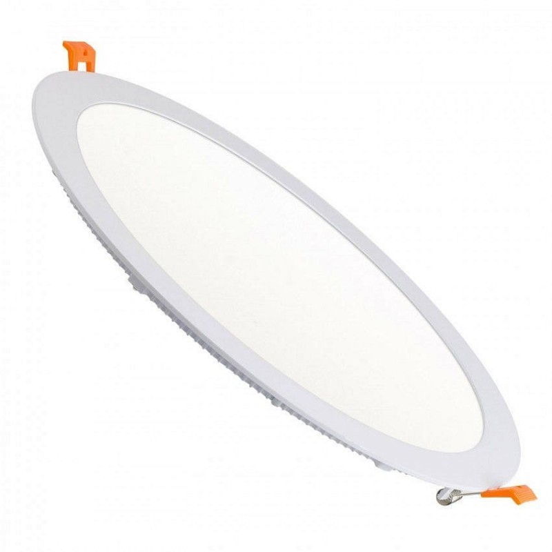 Dalle LED Ronde Extra-Plate 24W Coupe Ø 289 mm,PX-PBD-24R,eclairage plafond, dalle led 120°