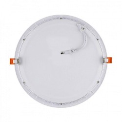 Dalle LED Ronde Extra-Plate 24W Coupe Ø 289 mm,PX-PBD-24R,eclairage plafond, dalle led 120°