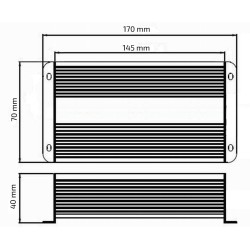 Bloc d'Alimentation P060D 12V 48W IP67,PV-12060D
