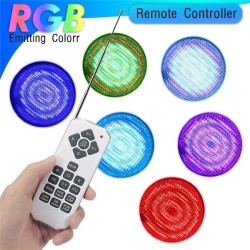 Ampoule LED Submersible PAR56 RGB 18W PC,BMBLL-LD-SMRGBL-PRRGB-18WPC,eclairage piscine,jardin,décoration piscine,