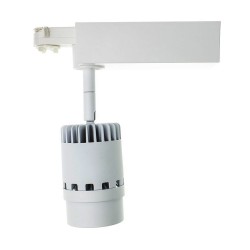 Spot LED Cree Cannon 20W Blanc pour Rail Triphasé (UGR 19) ,KM-FLCCT-20 ,Spot LED cannon rail Triphasé