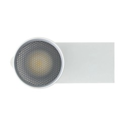 Spot LED Cree Cannon 20W Blanc pour Rail Triphasé (UGR 19) ,KM-FLCCT-20 ,Spot LED cannon rail Triphasé