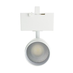 Spot LED Cree Cannon 20W Blanc pour Rail Triphasé (UGR 19) ,KM-FLCCT-20 ,Spot LED cannon rail Triphasé