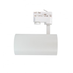 Spot LED New d'Angelo 30W Blanc CCT LIFUD pour Rail Triphasé,  FC-BRTHA-30-BLNC-CT, eclairage boutique