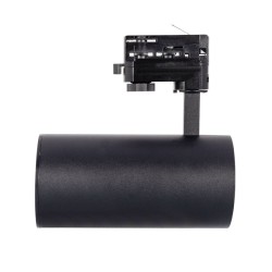Spot LED New d'Angelo 30W Noir CCT LIFUD Focus pour Rail Triphasé,FC-MGC-B-30W-CCT-FCL,eclairage boutique,