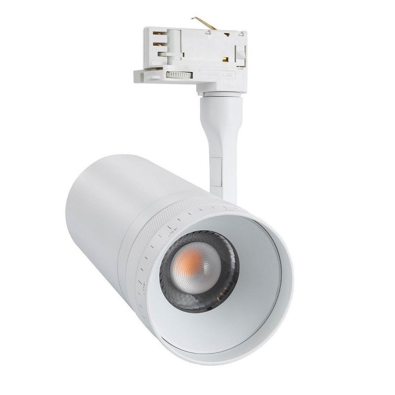 Spot LED Multi-Angle Citizen Argos 20W Blanc pour Rail Triphasé (CRI 92) True Color Dimmable 1-10V,BJ-TRARGS-20W-CIT
