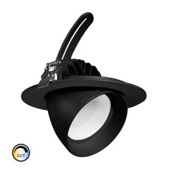 Projecteur LED SAMSUNG 125lm/W Orientable Rond Noir 38W CCT Sélectionnable LIFUD,FC-PRCTR-LD-SMSNG-DRCC-NG