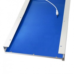 Panneau LED 40W 120x30cm 4000lm (UGR17) + Kit en Saillie,PNL-120X30-40W-KT-SPRFC