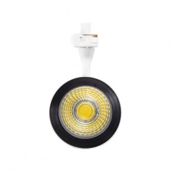 Spot Led Vulcan 30W Blanc pour Rail Monophasé PC,FL-DB-CM-30,spot led boutique, spot 24°