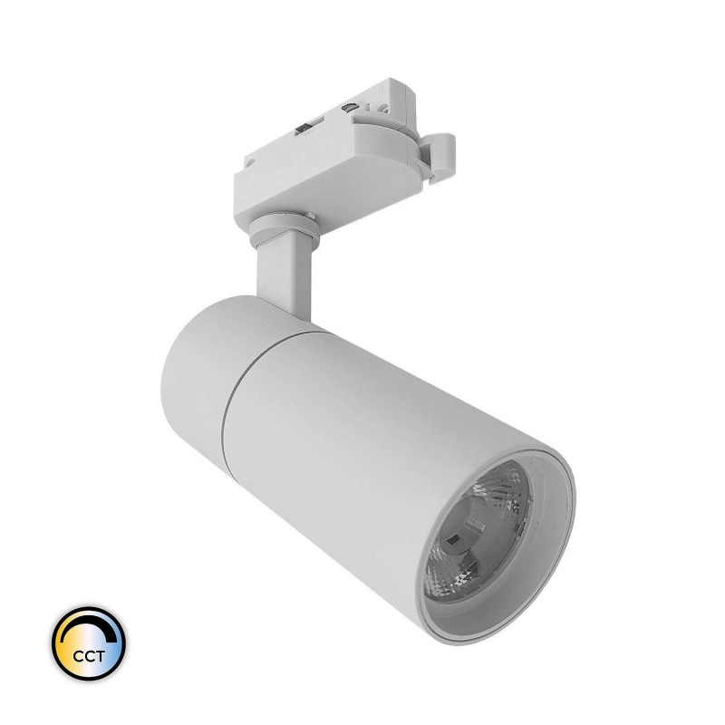 Spot LED Dimmable New Mallet CCT Sélectionnable 30W pour Rail Monophasé PC (3 Allumages),FC-LD-LV-30W-CMNFSC