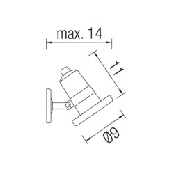 Applique LED Aqua Spotlight AISI 316 Submersible  IP68 GU5.3 35W LEDS-C4 05-9245-CA-37,PLQ-SPTLGHT-GU10-35W
