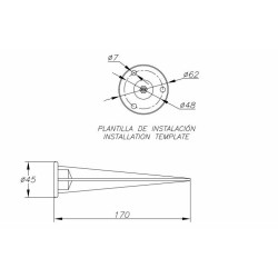 Applique LED Aqua Spotlight AISI 316 Submersible  IP68 GU5.3 35W LEDS-C4 05-9245-CA-37,PLQ-SPTLGHT-GU10-35W