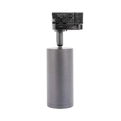 Spot à Douille GU10 pour Rail Triphasé Quartz à Ampoule GU10,spot led triphasé, FCO-POR-CAR-TRI-CUA