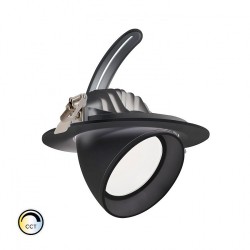 Projecteur LED SAMSUNG 125lm/W Orientable Rond Noir 38W CCT Sélectionnable LIFUD,FC-PRCTR-LD-SMSNG-DRCC-NG