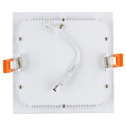 Dalle LED Carrée Extra Plate 18W Coupe 205x205 mm,PX-PBD-18S,dalle led carré blanche 18W