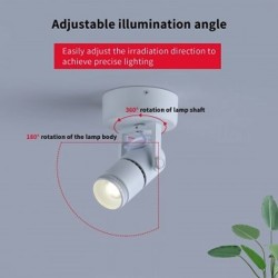 Spot led multi angle orientable avec 12W