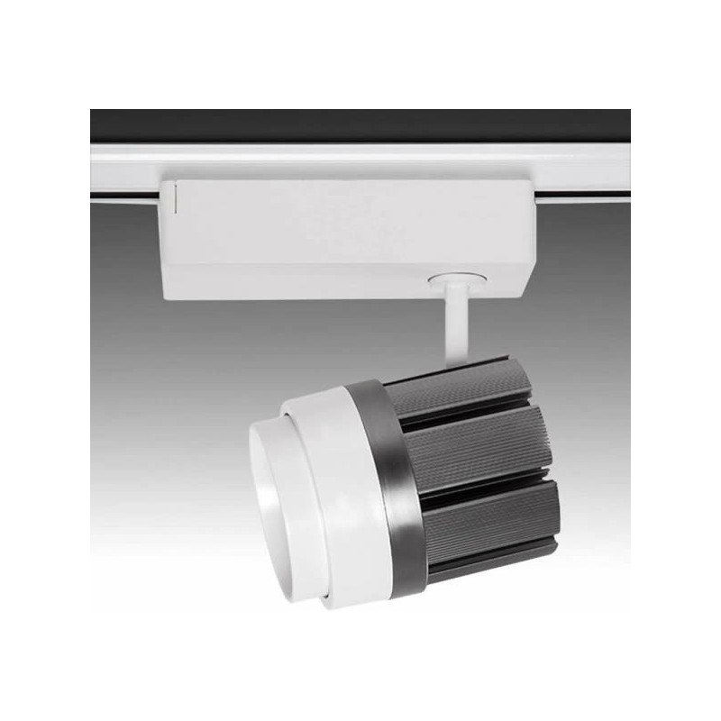spot led multi-angles, spot led musée, spot zoom 30W,spot led sur rail ,GMD-FTL02-T-30-WW, spot faisceau variable,