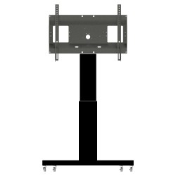 Chariot mobile motorisé pour écran 42 à 100",SCETAVB,support écran mobile,
support ecran numerique,