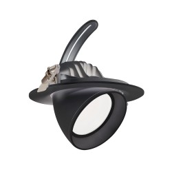 Projecteur LED SAMSUNG 125lm/W Orientable Rond 38W Noir LIFUD,FC-PRCTR-LD-SMSNG-DRCC-B, projecteur led orientable,