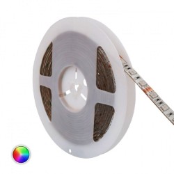 Kit Ruban LED 60LED/m 5m IP65 RGB avec Télécommande, SJ-RGT-5050-72-RGB,